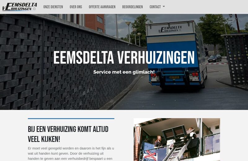 Eemsdelta Verhuizingen — website door NSM-Websites