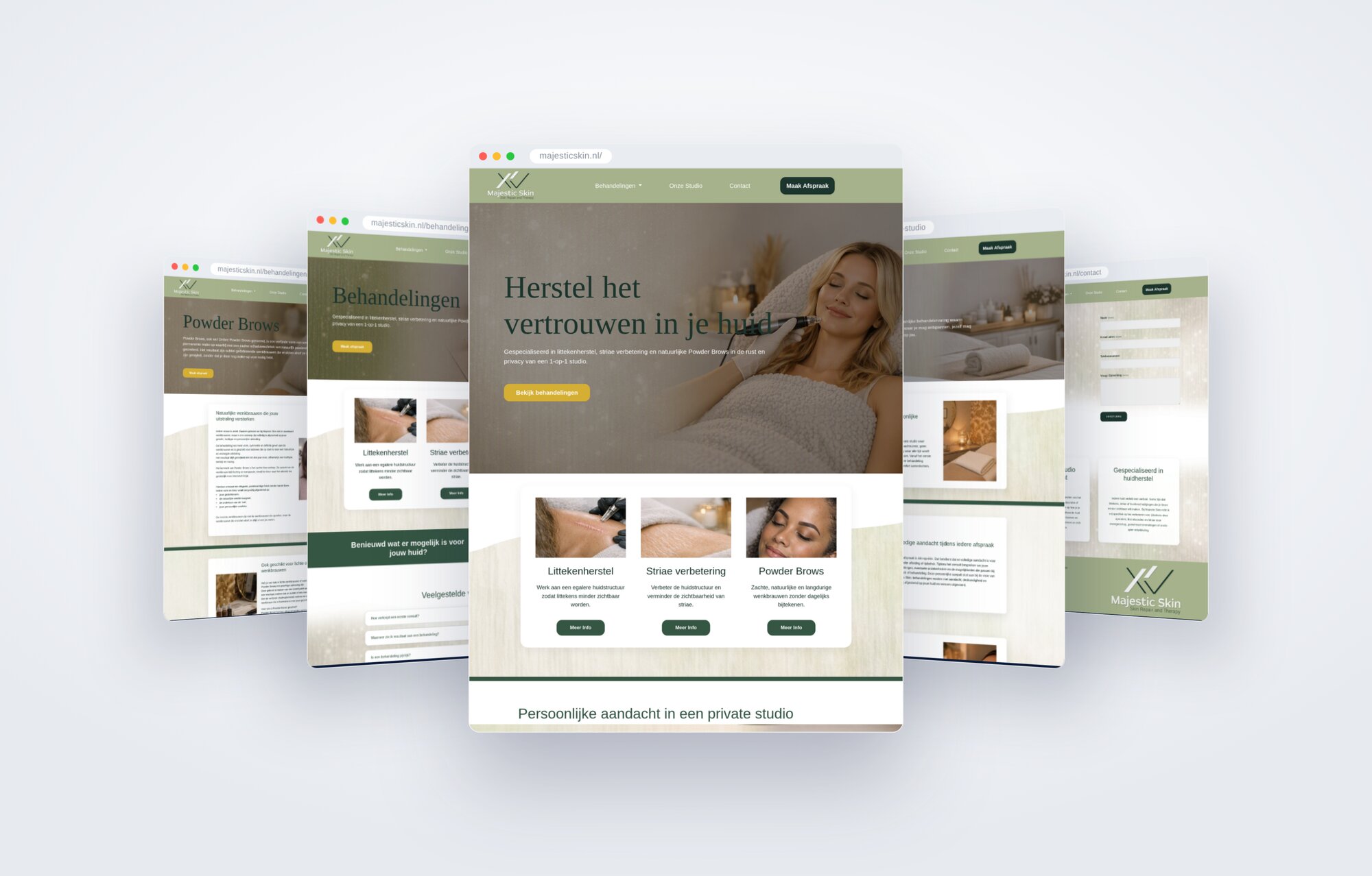 De live website