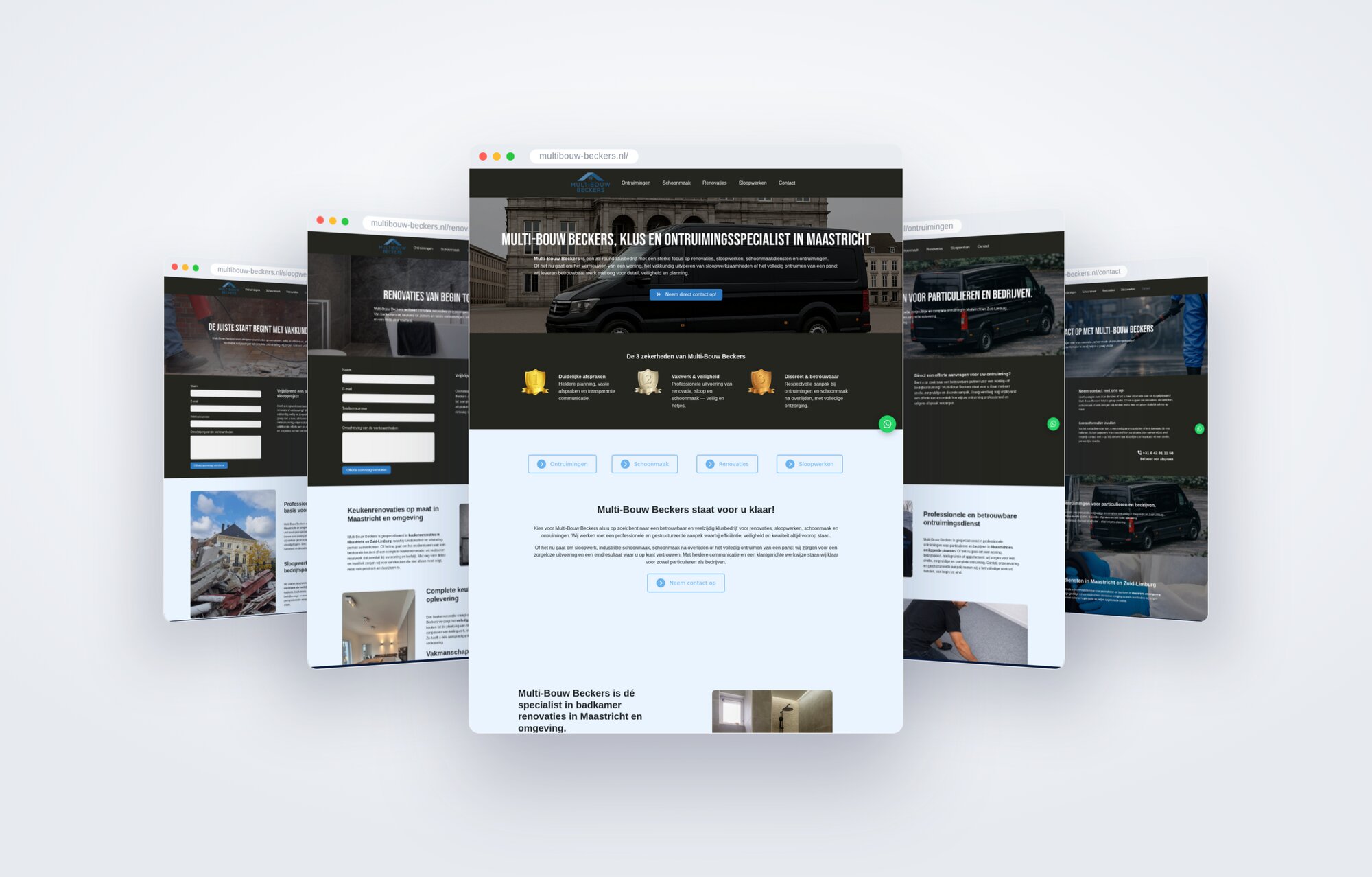 De live website