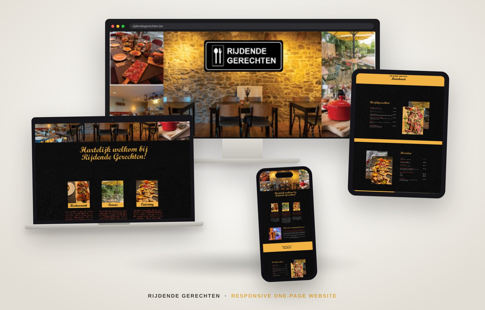 De live website