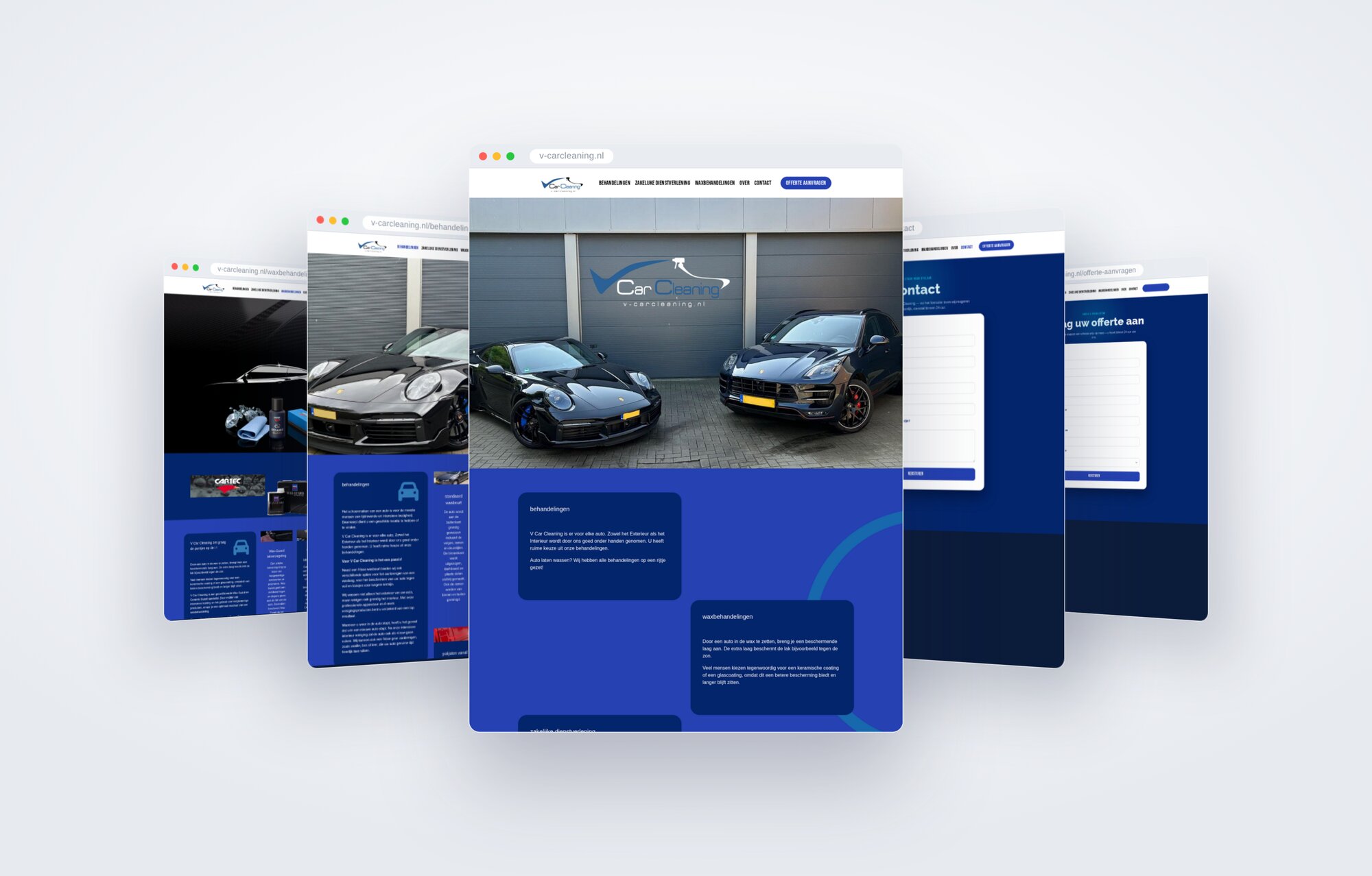 De live website